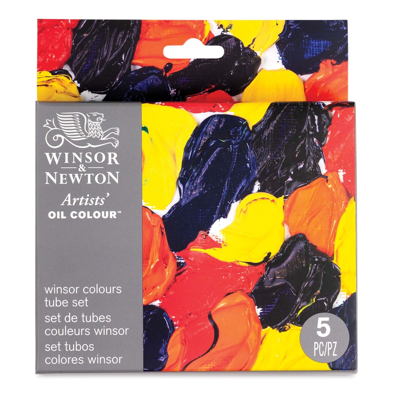 Winsor & Newton Artists' Oil Colors - Set of 5, Winsor Colors, 37 ml tubes